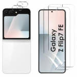 Protection Ecran et Protection Cam&eacute;ra pour Samsung Galaxy Z FLIP 7 FE [Pack 2] Protecteur Resistant Anti Rayure Phonillico&reg;