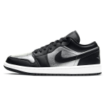 Air Jordan 1 Low SE Silver Toe Naiste tossud Must Metallik-H&otilde;be Valge DA5551-001 44.5