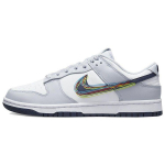Nike Dunk Low 3D Swoosh Meeste tossud Valge Mustjassinine Volt DV6482-100 38.5