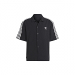 Adidas Originals X Home Of Classics Triibulise logoga l&uuml;hikeste varrukatega s&auml;rk Meeste pealisr&otilde;ivad Must HS2074 S