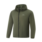 Li Ning &Uuml;ldtreeningu Seeria J&auml;&auml;siidist Jahe Mugavus Spordituulejope Meeste &Uuml;ler&otilde;ivad Tee-roheline AFDV449-8 XL gray