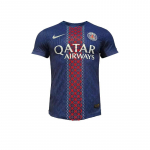 Nike Paris Saint-Germain 2025-2026 Hooaeg Koduv&auml;ljaku M&auml;ngija Versioon L&uuml;hikeste Varrukatega Jalgpallis&auml;rk Meeste Toppid Tumesinine HJ4547-411 XXXL