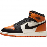Air Jordan 1 Retro High OG PS Shattered Backboard 2025 Laste tossud Oranž Must Valge FD1412-008 29.5