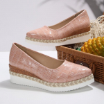 Mood 2025 Uued Euroopa ja Ameerika Suurused Uued Trifle P&otilde;hjaga Madalad Hingavad Terava Otsaga Naiste &Uuml;hed Kingad 36 roosa