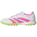 Adidas Predator Pro Mugav Pehme TF (Kummist naastud) Kunstmuru libisemisvastased vastupidavad jalgpallikingad Unisex jalgpallikingad Roosa Valge JH6468 40⅔