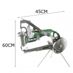UUS K&auml;sitsi t&ouml;&ouml;stusliku jalatsi valmistamise &otilde;mblusmasina seadmed jalan&otilde;ud, parandus &otilde;mblusmasin igat t&uuml;&uuml;pi jalatsitele 60x45 cm