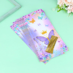 50 tk Butterfly kommikott lintsidemetega s&uuml;nnip&auml;evapeo kaunistuseks lastele kingituste pakkimiskott Beebi du&scaron;&scaron;i pulmatarbed 50Pcs