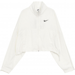 Nike Sportswear Kootud logotr&uuml;kiga p&uuml;stkraega lukuga hingav l&uuml;hikeste varrukatega jakk Naiste jakid Sail-White HM4629133 XL