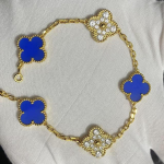 Uus versioon Neljaleheline ristik Viie &otilde;iega k&auml;ev&otilde;ru Naturaalne punane ahhaat Valge p&auml;rlmutter K&auml;ev&otilde;ru Naiste laserk&auml;ev&otilde;ru V Gold