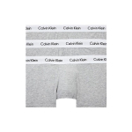 Calvin Klein Logo madala v&ouml;&ouml;kohaga bokserid 3-pakk Meeste aluspesu Hall U2664GKS0 XS