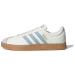 Adidas Vl Court Classic Off White Wonder Blue Kuldse Metallikuga Tennised JH5063 36⅔