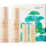 N&auml;ohoolduskomplekt Nature Republic Snail Solution Skin Booster 130ml + Emulsioon 120ml + Mini Duo 31ml + 31ml, Niisutav ja nahka rahustav rutiin beige
