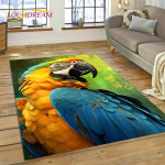 V&auml;rviline Papagoi Aara Budgerigar Lind Vaip Vaip Kodu Elutuba Magamistuba Diivan Uksematt Dekoratsioon, Lasteala Vaip Libisemiskindel P&otilde;randamatt 60*90cm