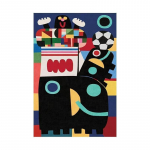 Abstraktne vaip Elutuba Kunst Ebakorrap&auml;rane V&auml;rv Kodu Magamistuba Voodi k&otilde;rvalmatt Lihtne hooldada Garderoob Kohvilaua vaip Tapis 100*160cm