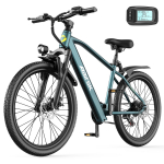 Aairsk GT300 400W linnas&otilde;idu elektrijalgratas 36V10Ah aku 24-tollised mitme maastiku rehvid V&auml;ljas&otilde;iduks Elektrijalgratas 7-k&auml;igulise Ximano k&auml;iguvahetuse ja NFC-ga sinine