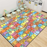 Madu ja redel m&auml;ngumuster Vaip libisemiskindel Kodu elutuba diivaniala Vaip Laste varajase &otilde;ppeasutused P&otilde;himatt 80x120cm