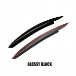 Esitulede silmalaud Esitulede laternate kulmude katte trimm VW tarvikutele Golf 6 MK6 GTI GTR 2008 2009 2010 2011 2012 must