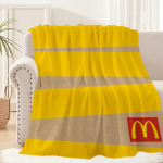 Moodne armas M-Mcdonaldsi logo naljakas tekk pehme uinak diivanivaip elutuppa kontorisse magamistuppa s&uuml;nnip&auml;evaks kodu reisimine laste kingitused 30x40in