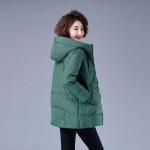 Naiste s&uuml;gis- ja talvesoojad &otilde;hukesed puuvillased riided, paksendatud suur vabaaja soe &uuml;laosa avar soe jope M