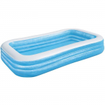 Piscine gonflable de luxe - BESTWAY - Enfant et famille - Bleu - 3 boudins - 305x183x56 cm valge