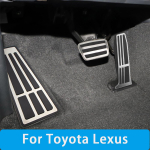 Toyota Uus Camry 2018 Avalon Lexus ES 2018 GS 2018 jaoks Auto Sidur Pidur Gaasipedaal Jalgade Puhkamise Pedaalid 2 PCS black