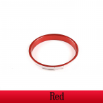 For Land Rover Defender 2008-2018 Aluminum alloy Silver/Red Car Dashboard Center Clock Decorative Ring Stickers Car punane