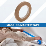 Painters Tape Easy Removal 05 Inches x 525 Yards Masking Master Tape Brown