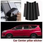 For Toyota RAV4/Venza Innova window modification with glossy black center pillar sticker accessories 16-22 Innova AN140