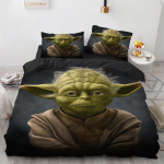 Multikas Yoda Voodipesukomplektid Anime Filmid Tekikoti Komplektid Tekikott Padjap&uuml;&uuml;r Kawaii Lapsed Poiss S&uuml;nnip&auml;evakingitused 135x200cm 2pcs