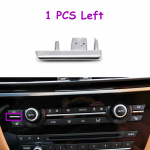 Siseauto armatuurlaud AC-nuppude paneel Kroomriba kaunistus BMW X5 X6 F15 F16 X5M X6M 2014-2018 jaoks 1PCS Left