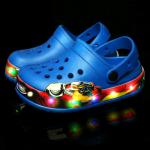 LED-valgustid, multifilmid autoaugud, lastejalatsid, lastesandaalid, uued suvised rannajalatsid 24 sinine
