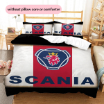 Scania logo Muster Voodipesu Kodukaunistus S&uuml;nnip&auml;evakingitus (1 * tekikott + 2 * padjap&uuml;&uuml;ri, ilma s&uuml;damikuta) 135x200cm