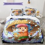 Multikakujutisega Voodipesu Tekikomplekt Tekikate Padjap&uuml;&uuml;r Kodu Dekoratsioon S&uuml;nnip&auml;evakingitus (1 * tekikott + 2 * padjap&uuml;&uuml;ri, ilma s&uuml;damikuta) 135x200cm