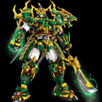 Fantoom Ninja J&auml;&auml; P&uuml;ha metsaline Sinine draakon Valge Tiiger Mecha deformeeruv ehitusklotsid poisi pusle Kong robot nukk m&auml;nguasi brown