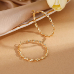 1 Paar modische Damenohrringe im Doppel-Helix-Stil &ndash; elegant und sch&ouml;n