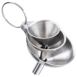 3/5 tk roostevabast terasest k&ouml;&ouml;gilehtrid Toidukvaliteediga metallist lehtrid pudelite t&auml;itmiseks V&auml;ikesed lehtrid eeterlike &otilde;lide v&uuml;rtside jaoks