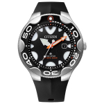 Citizen Promaster BN0230-04E Orca Eco-Drive 200m Sukelduja P&auml;ikesej&otilde;ul t&ouml;&ouml;tav Meeste K&auml;ekell Must Tihvtikell Kummirihm must