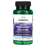 Swanson, Albion Magneesiumgl&uuml;tsinaat aktiivsete B-vitamiinidega, 200 mg, 60 tabletti