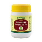 Nagarjuna Shiva Gulika 50 tabletti Ayurveda heaolu toetusvalem maksa, hingamisteede ja &uuml;ldise eluj&otilde;ulisuse hooldamiseks