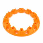 1pair/2 pcs 10 inch ATV Wheel Trim Hub Protection Decor Rim Cap Plastic Cover For ATV Buggy Quad Bike 10 wheels Accessories oranž