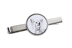 Chinese Crested Dog, Puff - tie clip with a dog, personalized tie clip, a unique gift for a man from the Art-Dog brand h&otilde;be