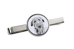 Deerhound, Scottish Deerhound - tie clip with a dog, personalized tie clip, a unique gift for a man from the Art-Dog brand h&otilde;be