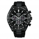 Seiko Selection SBPY187 P&auml;ikesetoitega Kronograafkell Kuukalendri ja K&otilde;igi 2026 Must S-seeria Meeste 24-tunnise osutiga, Must, Mudel,
