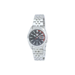SEIKO 5 kollektsioon 30m veekindel automaatne mehaaniline liikumine roostevabast terasest rihmaga k&auml;ekell SNK375K1 Silver Watch Case