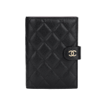 Chanel 25s Klassikaline Topelt-C Logoga Teemantmustriga L&auml;ikiv Teraline Vasikanahast Kuldmooduliga Passikott V&auml;ike Suurus Naiste Must Shopping Bag Set(Basic Set+Shopping Bag) must