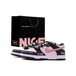 Nike Dunk Kulumiskindel Hingav Kulumiskindel Hingav Madala s&auml;&auml;rega Rula Kingad Unisex Must Roosa DD1391-100(Team1461-SBOX) 35.5