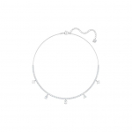 Swarovski Tennis Deluxe Mixed Roodiumiga kaetud kaelakee Naiste kaelakeed Valge 5562084 Box (Random Color)