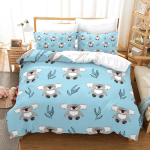 Koala Tekikoti komplekt King Queen Suurus Puu Karu Pol&uuml;ester Voodipesu komplekt Kawaii Kallista puud Austraalia Metsloom Poistele T&uuml;drukule AU Single(140x210cm) gray