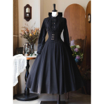 Elegantne s&uuml;gisene unistuseline kolmeosaline komplekt: Retro kala luu halter, v&ouml;&ouml;kohta r&otilde;hutav seelik ja sall valge s&auml;rk Black Shirt gray