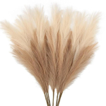 Suur pampashein 100 cm k&otilde;rge Kohev roogude kimp V&otilde;lts pampas Kunstlilled Boho Kodu Pulma kaunistus Lillekimp 10pcs pruun